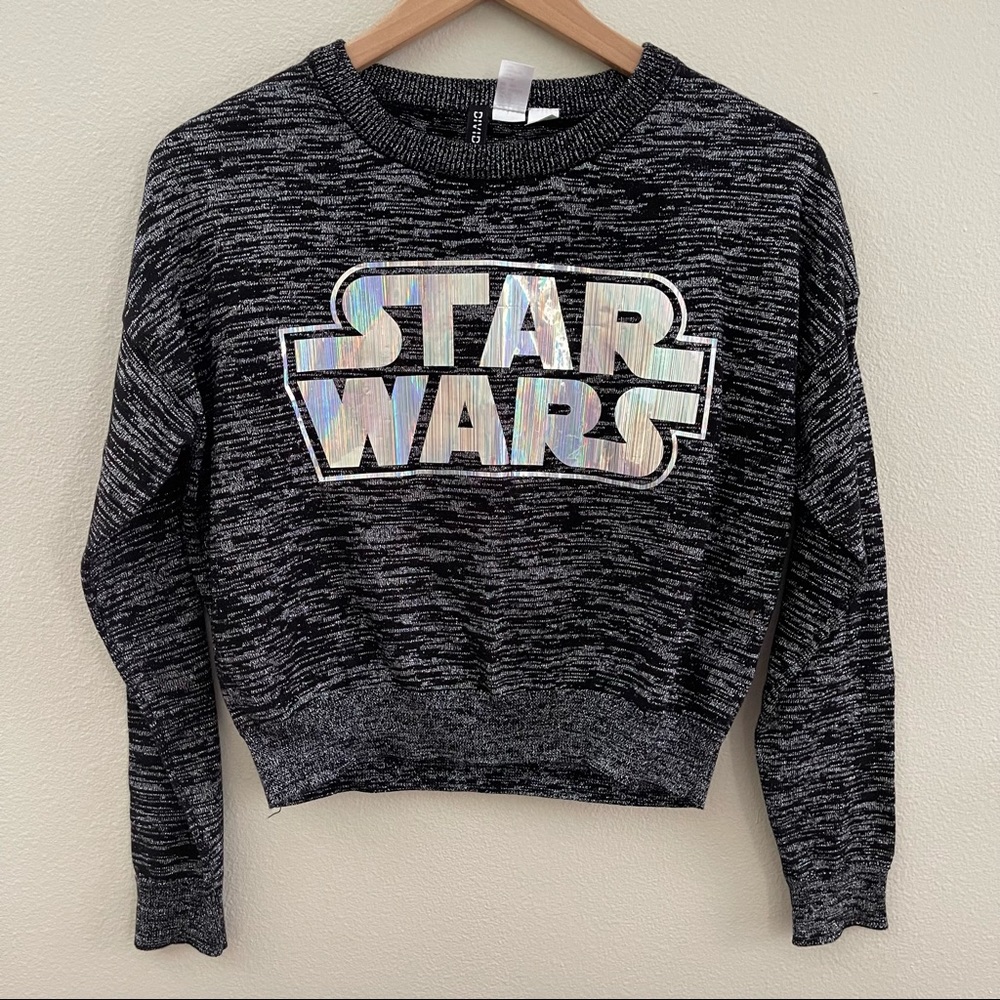H&M Divided Star Wars Sweater, EUC, Black, Size XS